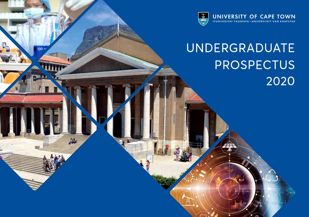 UNDERGRADUATE PROSPECTUS FOR UNIVERSITY OF CAPE TOWN